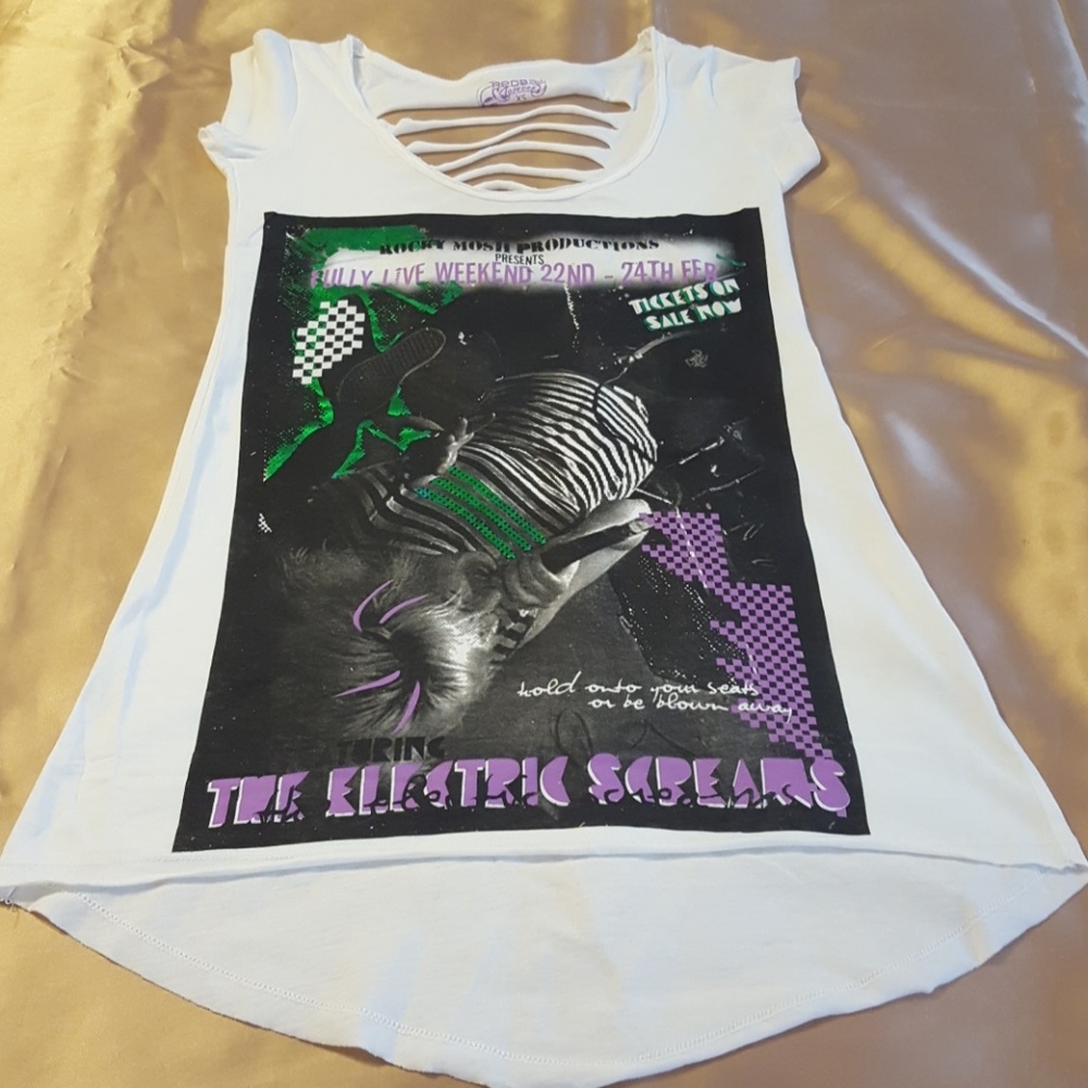 Cute print tunic Size XS.